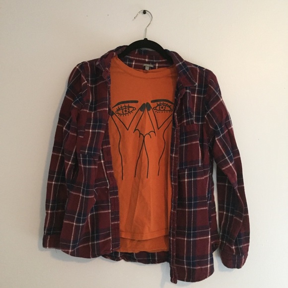 Charlotte Russe Tops - Purple Soft Flannel